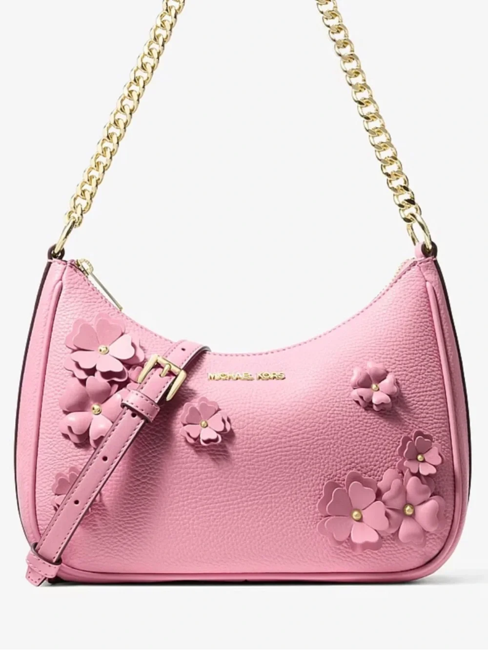 Michael Kors Jet Set Travel Embellished Convertible Crossbody Shoulder Bag